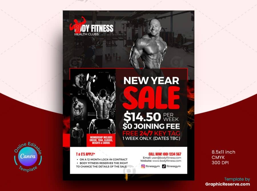 Gym Bodybuilding Flyer