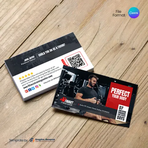 Fitness Business Review Card 1v