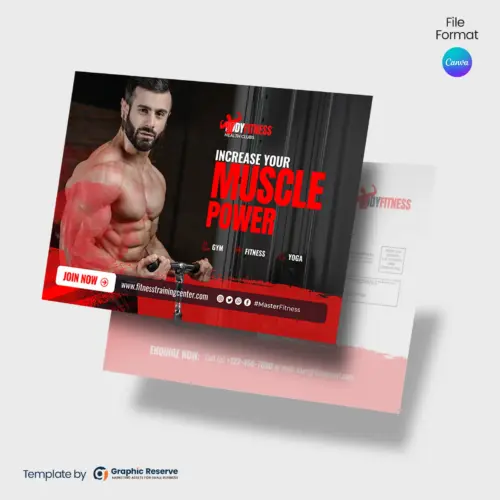 Gym EDDM Postcard (Canva file)