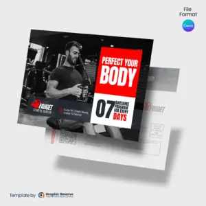 Gym EDDM Review Postcard (Canva file)