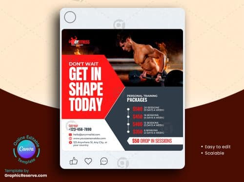 Gym Pricing Social Media Banner sm1