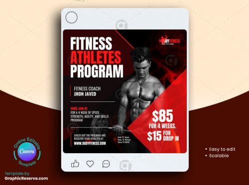 Gym Pricing Social Media Banner sm3