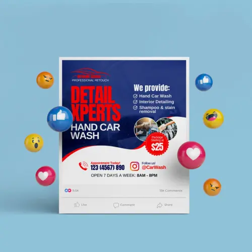 Auto Detail Xperts Social Media Banner Design