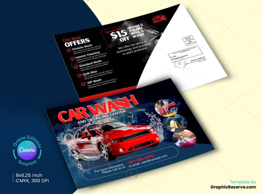 Car Wash EDDM Design 2v