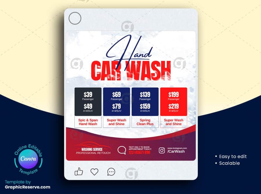 Car Wash Social Media Banner