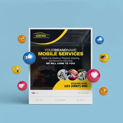 Mobile Detailing Instagram Post (Canva Template)