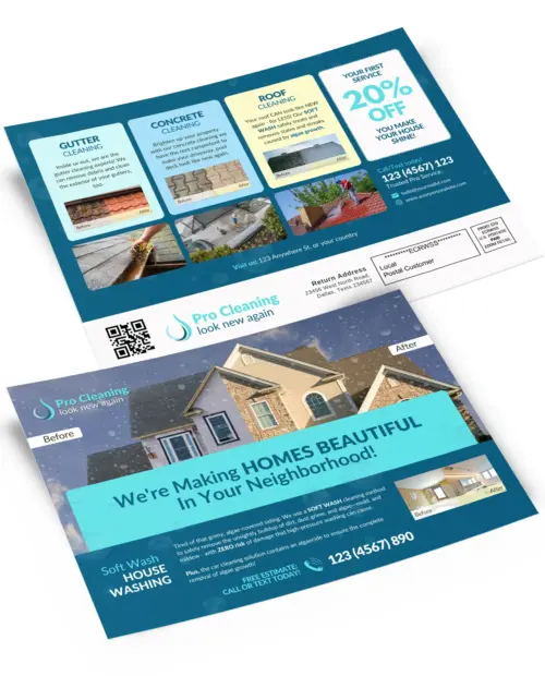 Cleaning Service EDDM Mailer (Canva Template)