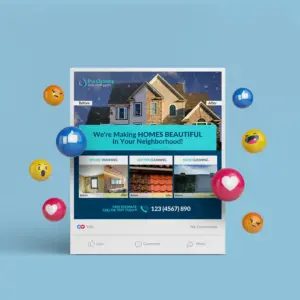 Cleaning Service Social Media Banner (Canva Template)