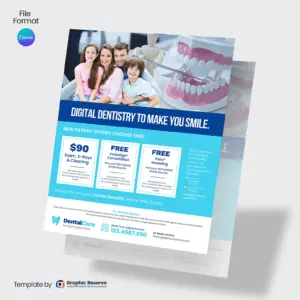 Digital-Dentistry-Canva-Editable-Flyer