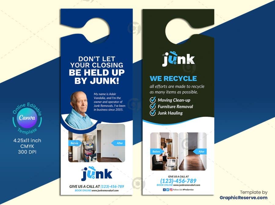 Junk Removal Door Hanger