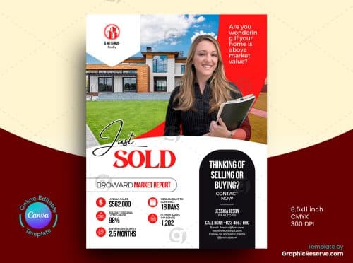 Just Sold Realtor Flyer 1