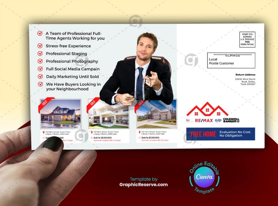 Selling A House EDDM Mailer back