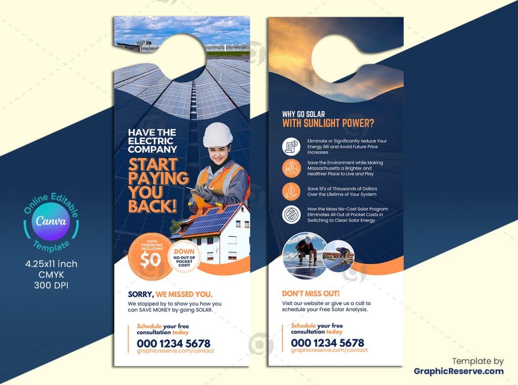 Solar Door Hanger Design