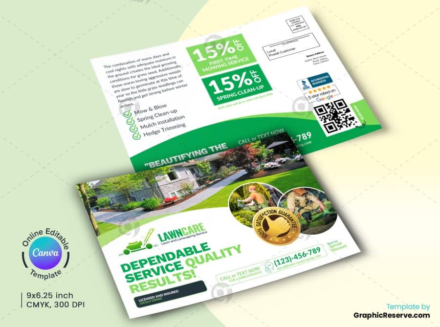 Landscaping Marketing Material Canva Bundle Design - Image 3
