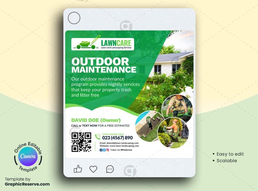 Landscaping Marketing Material Canva Template Bundle - Image 6