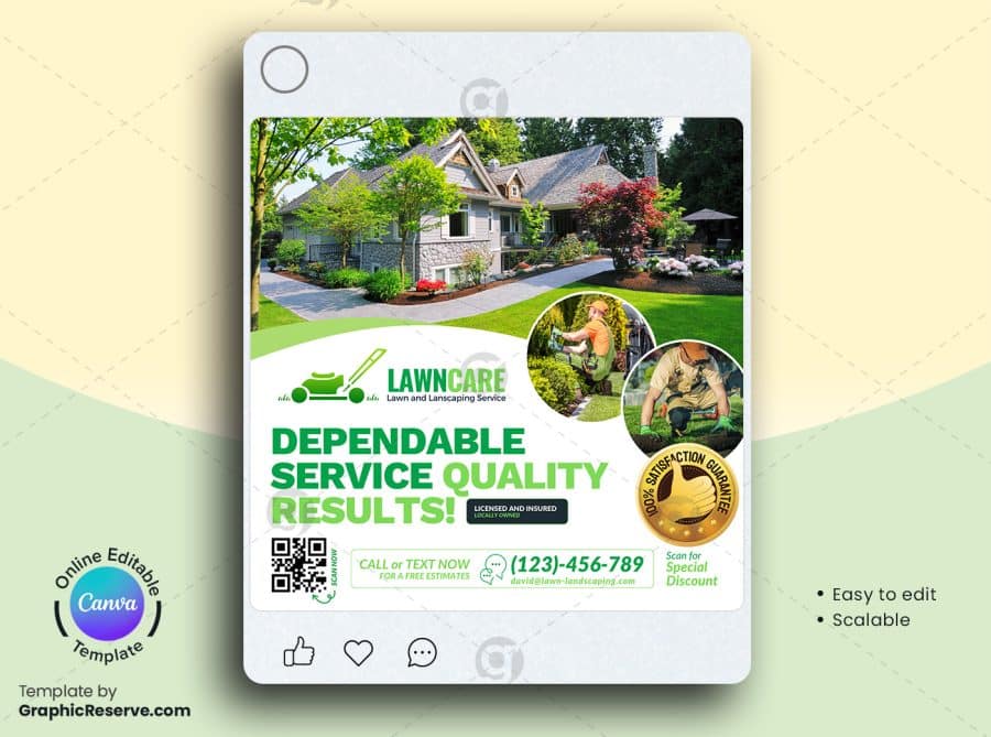 Landscaping Marketing Material Canva Bundle Design - Image 6