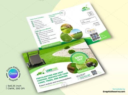 Lawn Care Services Canva EDDM Design F