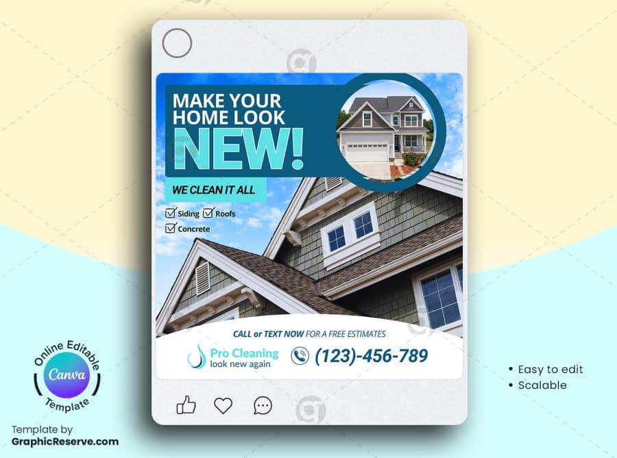 Exterior Cleaning Social Media Banner