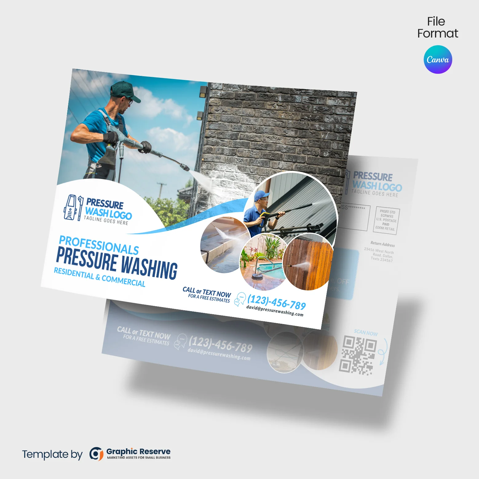 Pressure-Washing-Canva-EDDM-Mailer