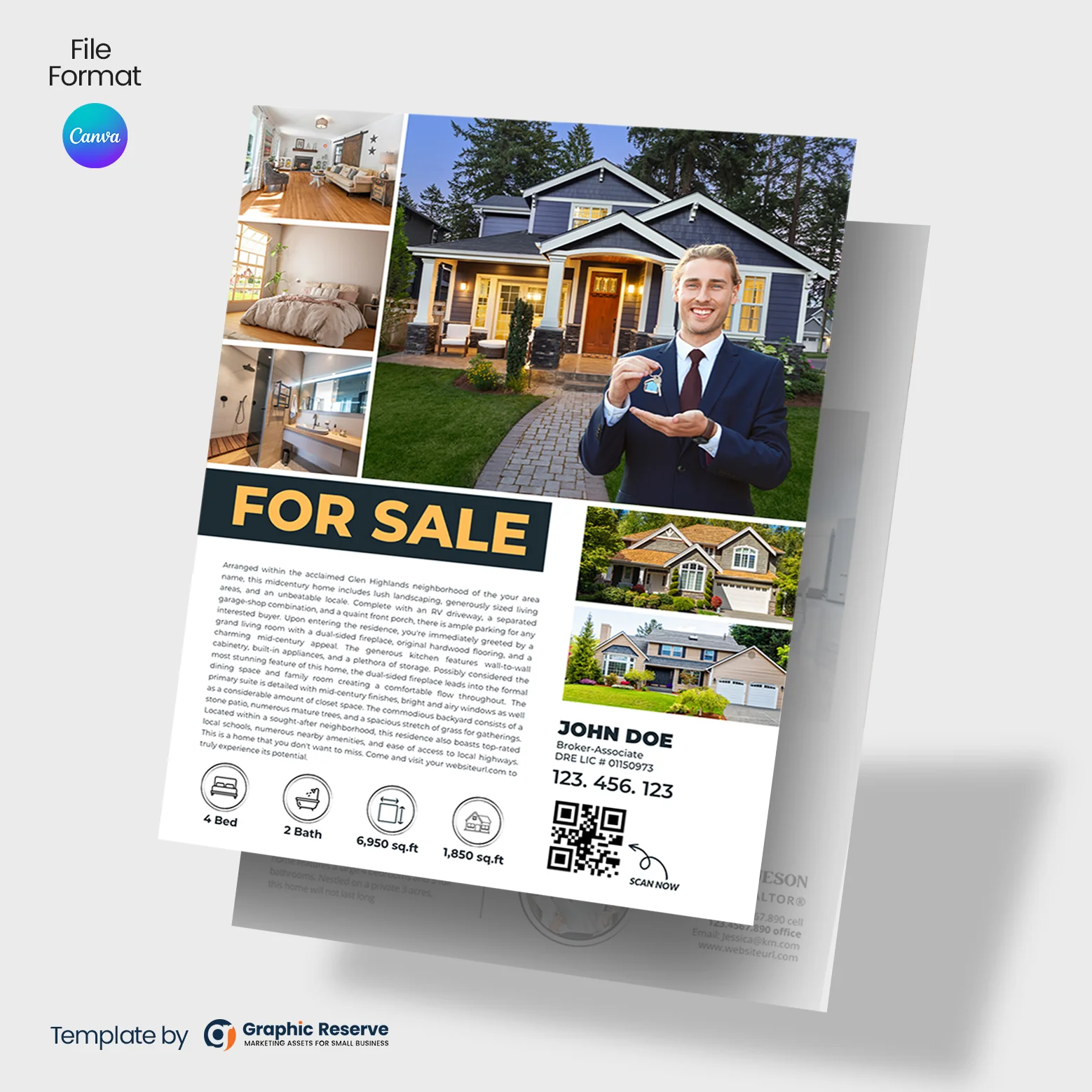 Real-Estate-For-Sale-Broker-Canva-Flyer