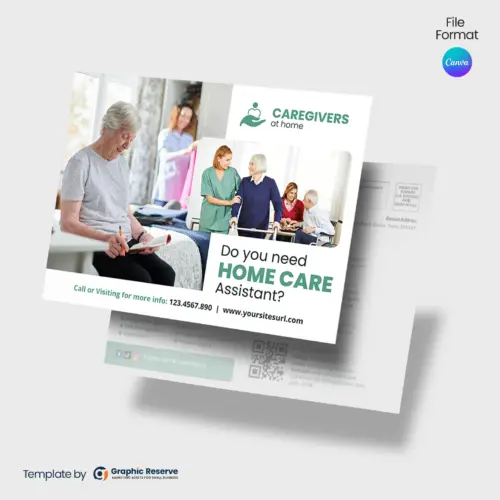 Home Care Assistant EDDM Canva Template