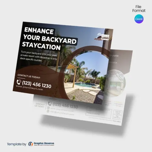 Restoration Service Direct Mail Marketing Postcard Canva Template