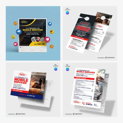 Automobile-Washing-Service-Marketing-Material-Bundle-Canva-Template