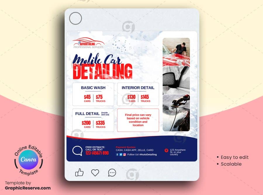Car Detailing Instagram Post