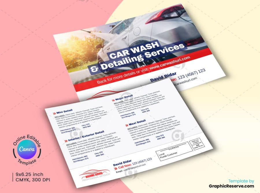 Car Wash & Detailing EDDM Postcard.b
