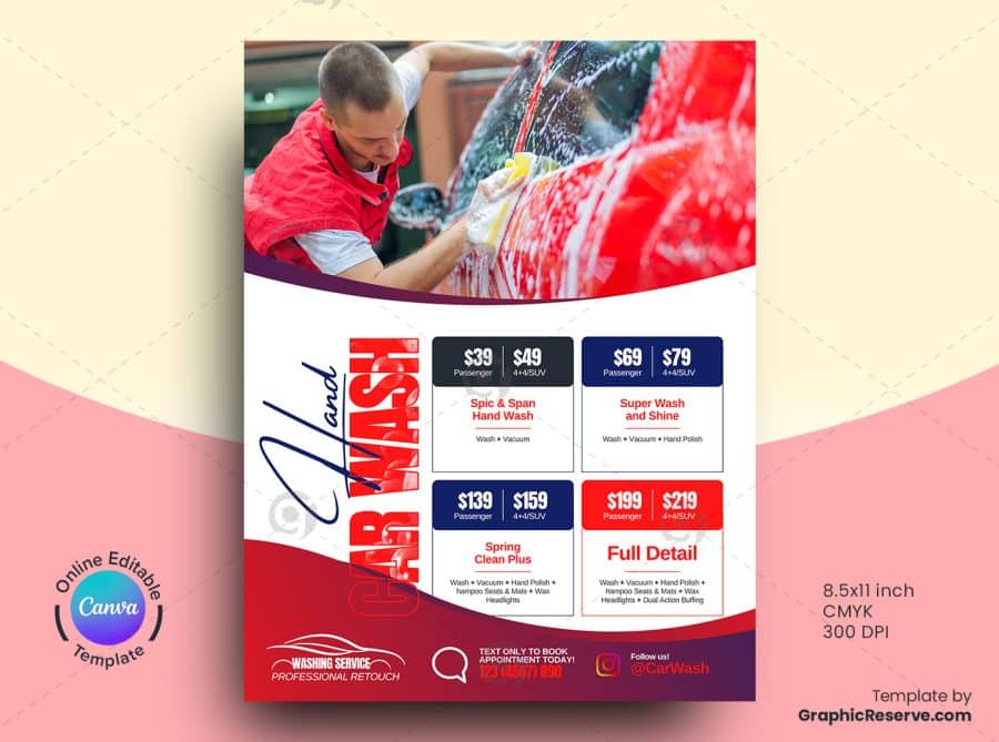 Car Wash Flyer Design