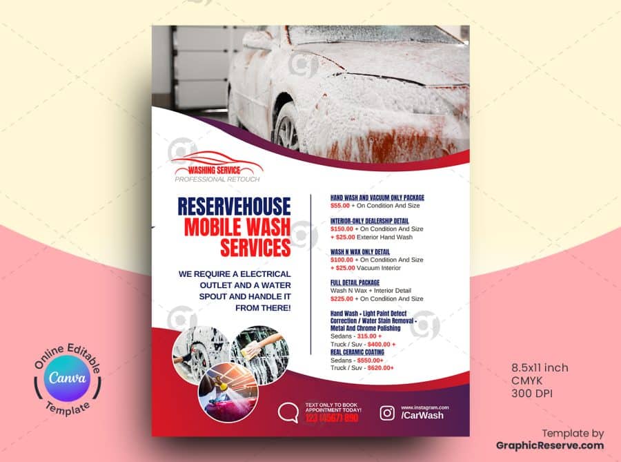 Car Wash Service Flyer