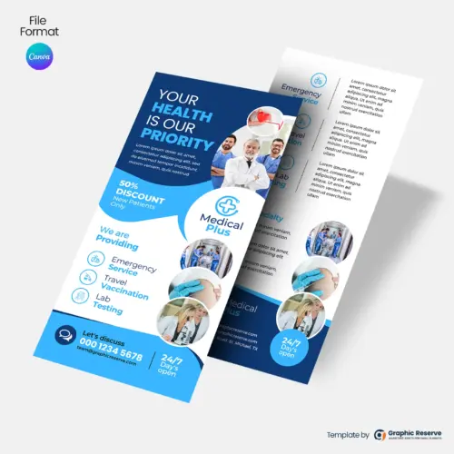 Medical-Healthcare-Canva-DL-Flyer-Design Template