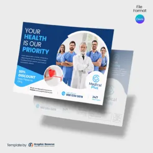 Medical Healthcare Canva EDDM Design