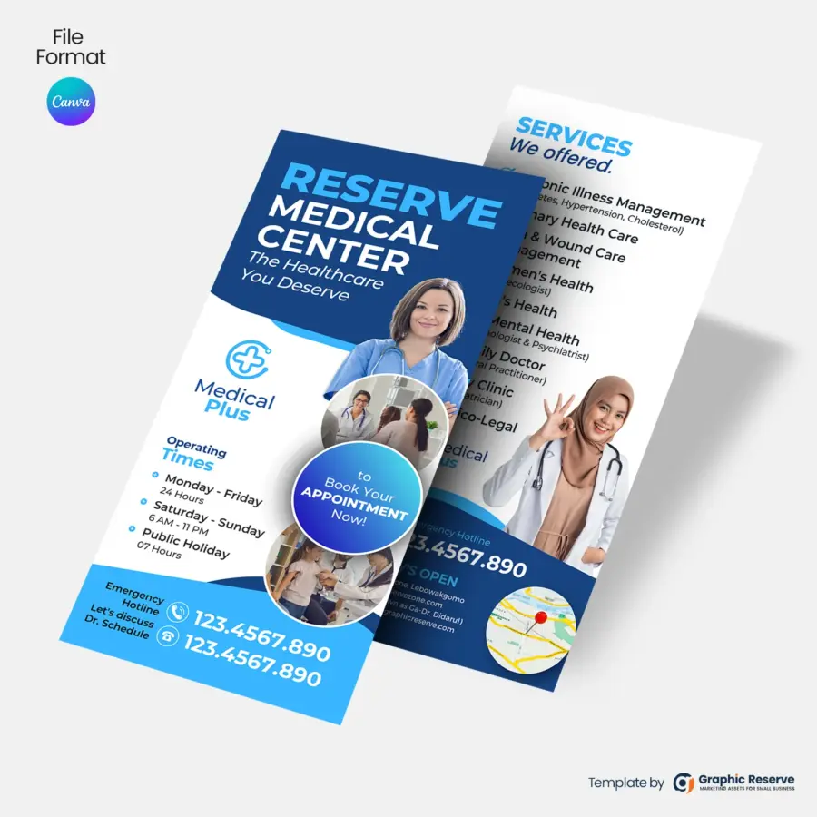 Medical-Healthcare-DL-Flyer-Canva-Template