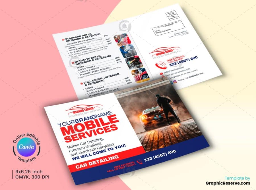 Mobile Car Wash Direct Mail EDDM