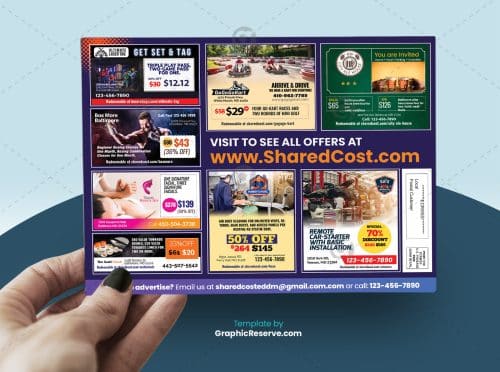 shared cost co op eddm mailer deisgn template