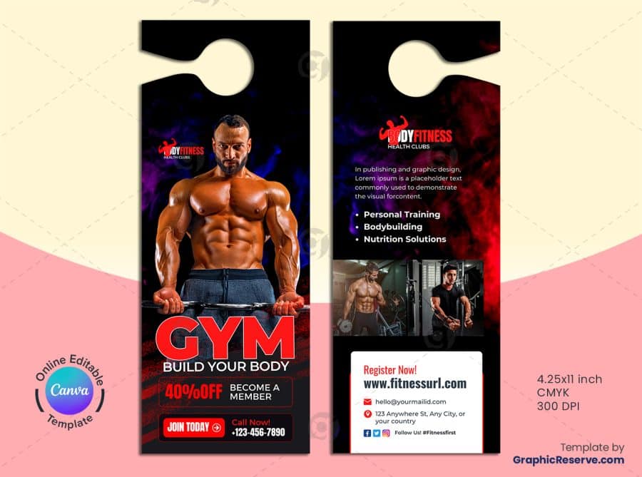Body Building Door Hanger