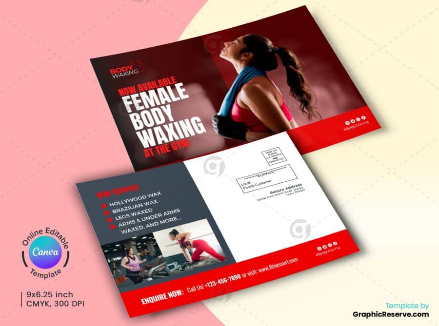 Female Fitness EDDM Postcard.b