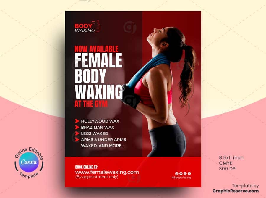 Female Fitness Flyer