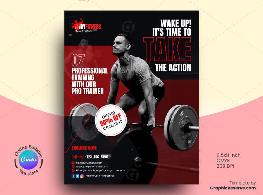 Ftiness Gym Flyer
