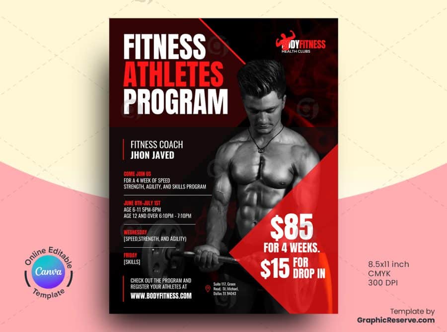 Gym Pricing Flyer f10