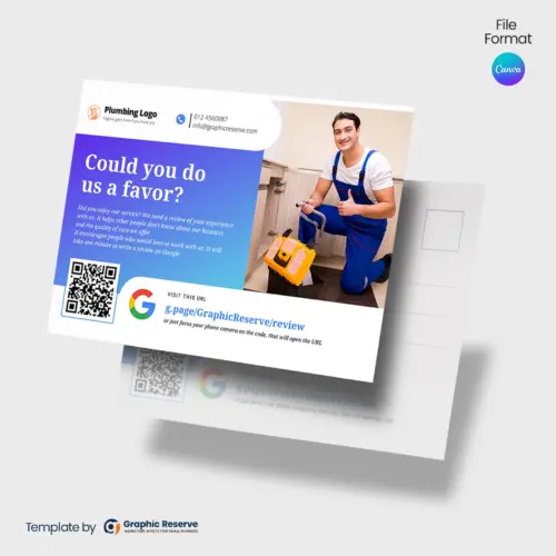 Google Review Postcard (Canva Template)
