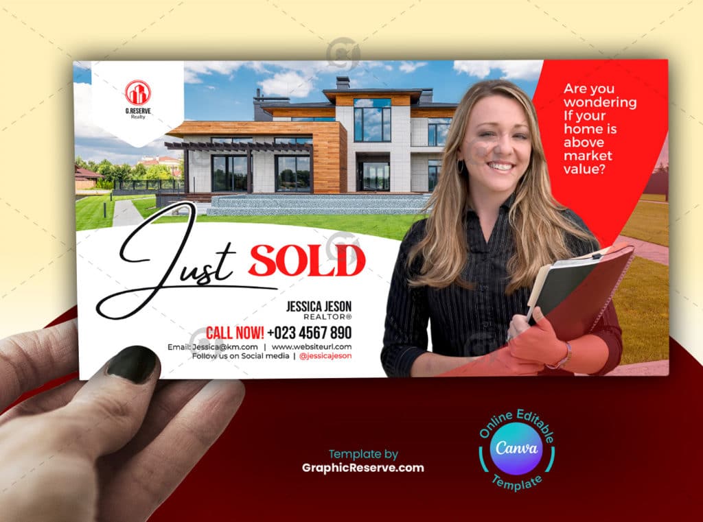 Just Sold EDDM Mailer Design Front