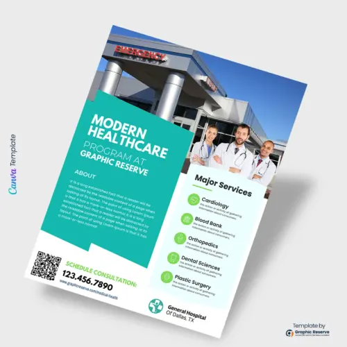 Medical Flyer Design Template Canva