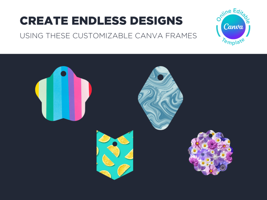 Tag Canva Frames Bundle