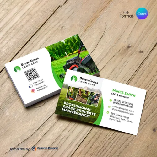 Landscaping Services Business Card
