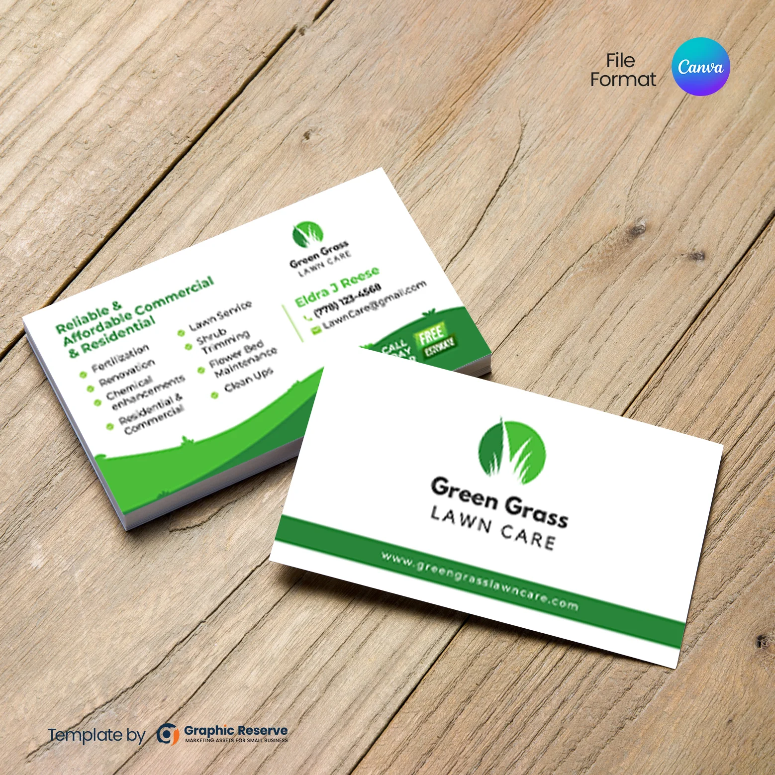 Lawn Care Business Card