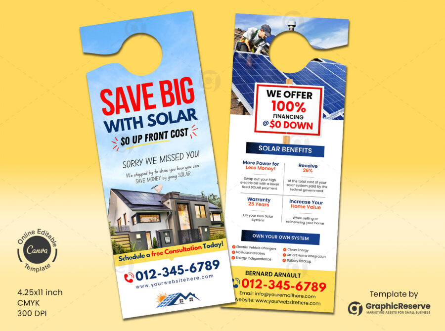 Soor Door Hanger Design Template Canva
