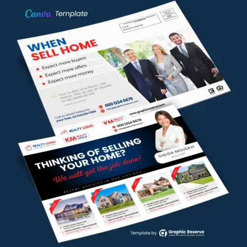 Real Estate Direct Mail EDDM Postcard (Canva Template)