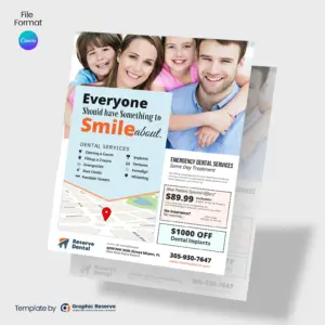 Dental Flyer (Canva Template) – Canva template